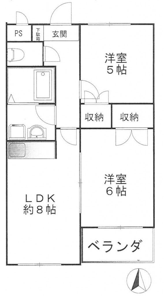 メゾンドアルム　間取り